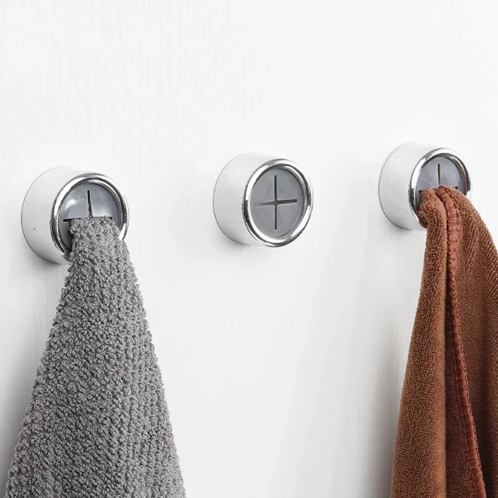 Self-Adhesive Towel Rack: Punch-Free Silicone Bathroom Organizer for Hand Towel Storage, Rags, and Cloths – Versatile Towel Holder and Organizer for Kitchen and Bathroom