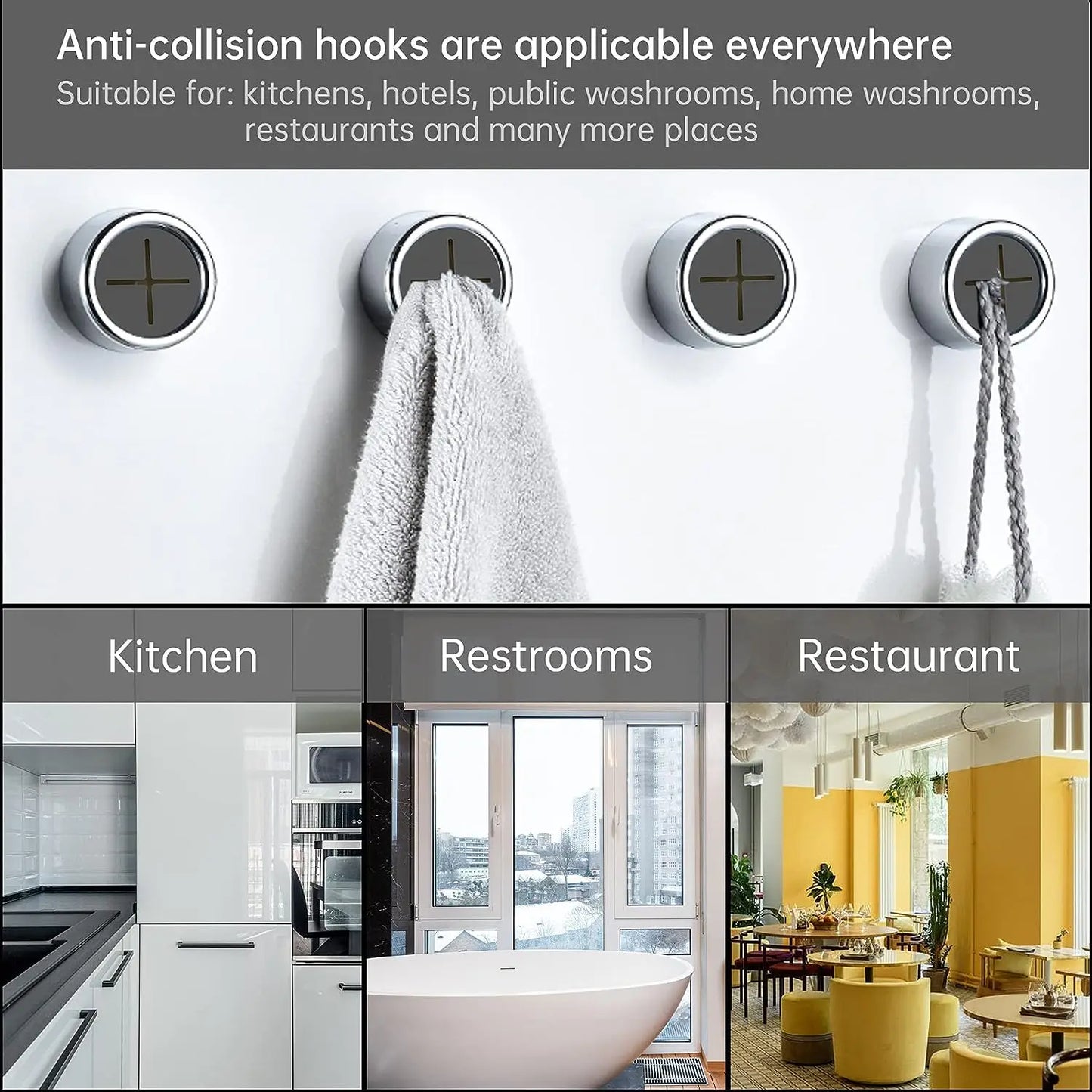 Self-Adhesive Towel Rack: Punch-Free Silicone Bathroom Organizer for Hand Towel Storage, Rags, and Cloths – Versatile Towel Holder and Organizer for Kitchen and Bathroom