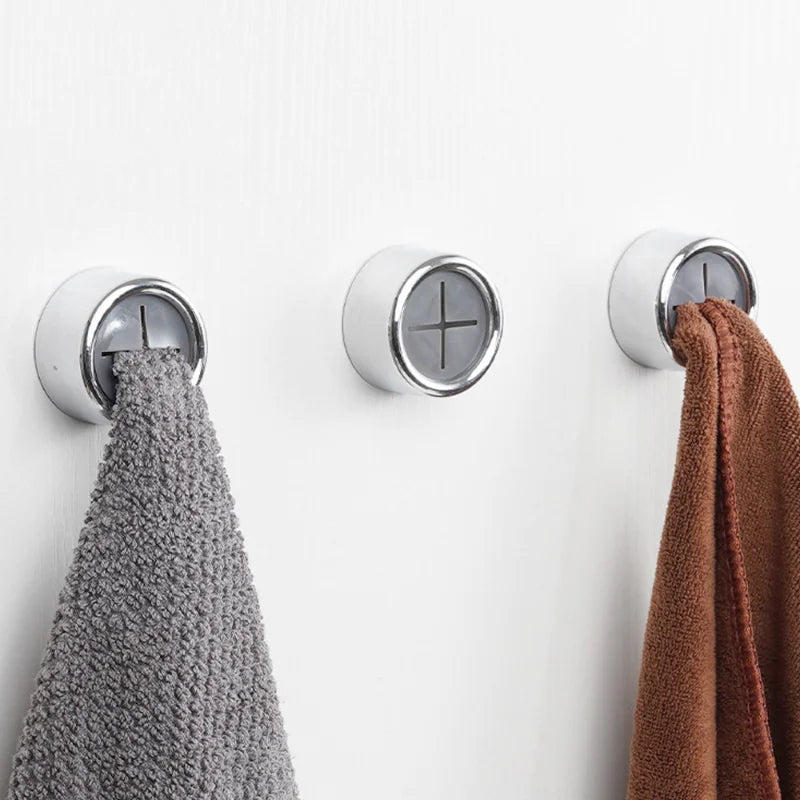 Self-Adhesive Towel Rack: Punch-Free Silicone Bathroom Organizer for Hand Towel Storage, Rags, and Cloths – Versatile Towel Holder and Organizer for Kitchen and Bathroom