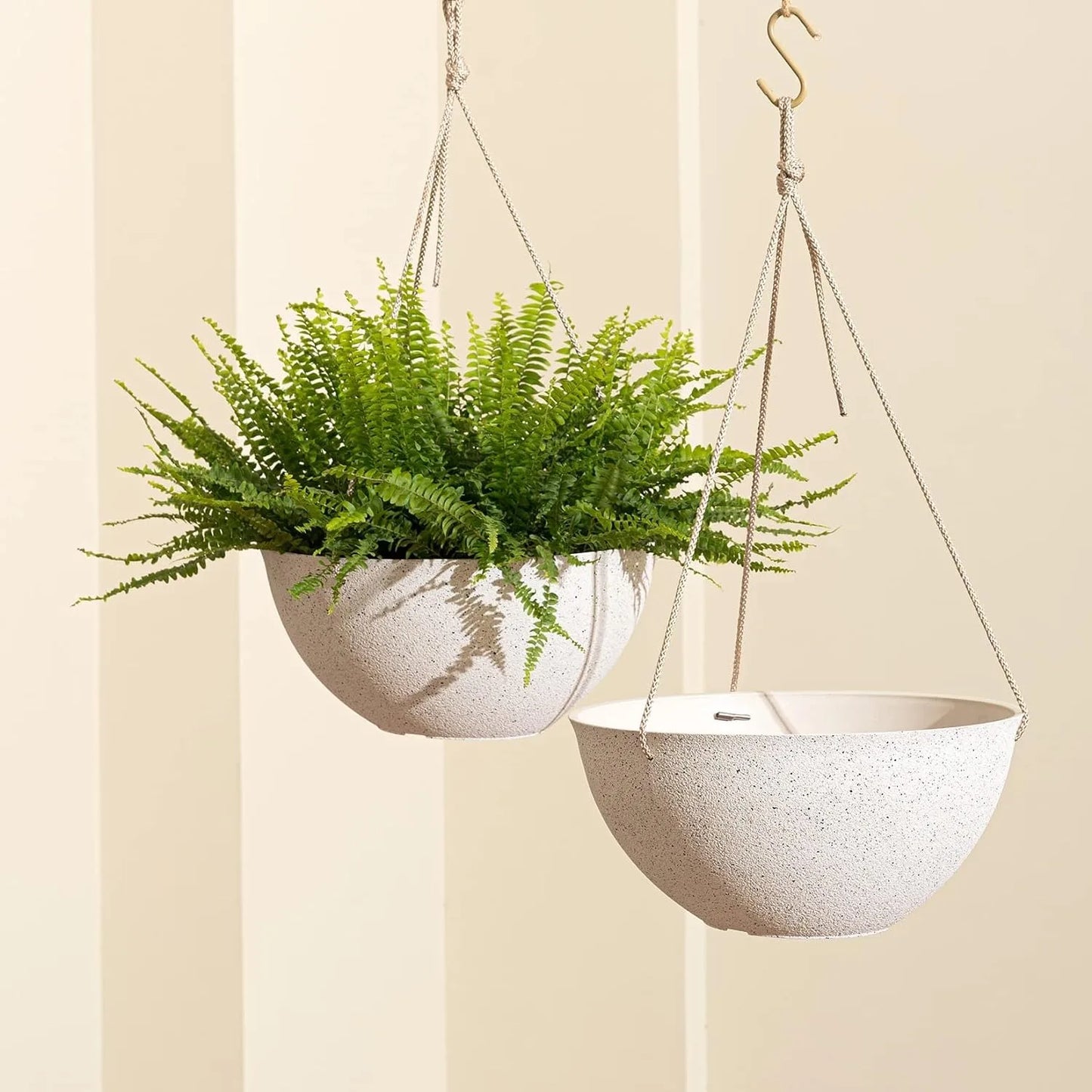 hanging plant holders – Set of 2-hanging planters for Outdoor Plants.