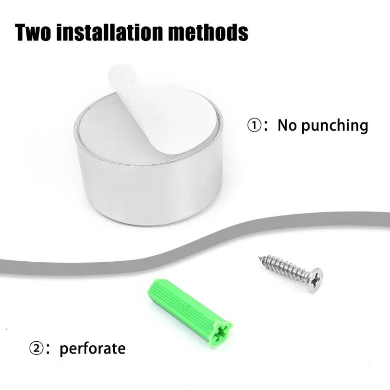 Self-Adhesive Towel Rack: Punch-Free Silicone Bathroom Organizer for Hand Towel Storage, Rags, and Cloths – Versatile Towel Holder and Organizer for Kitchen and Bathroom