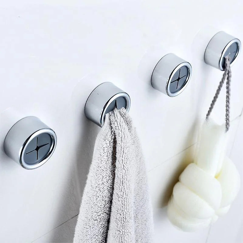 Self-Adhesive Towel Rack: Punch-Free Silicone Bathroom Organizer for Hand Towel Storage, Rags, and Cloths – Versatile Towel Holder and Organizer for Kitchen and Bathroom