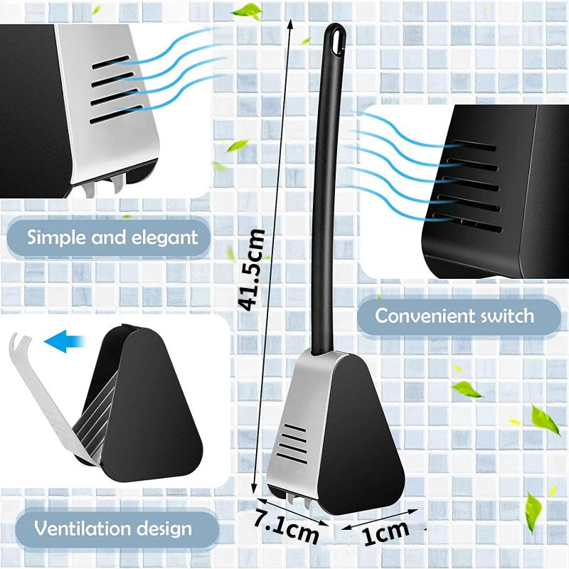 Best silicone toilet brush – Golf Brush Head, Wall-Mounted Long Handle , best toilet bowl cleaner , Bathroom Accessories