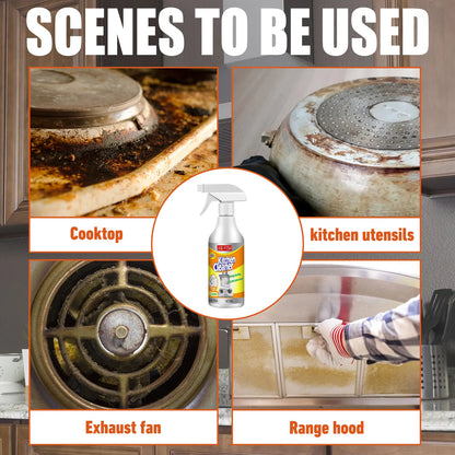 Jue-Fish Kitchen Foam Cleaner – Household Cooktop, Exhaust Fan, and Range Hood Heavy-Duty Oil Remover , glass stove top cleaner , household cleaners