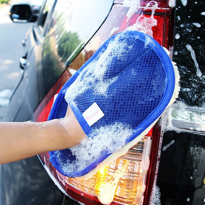 Car Cleaning Accessories: Brush, Washing Gloves, and Stickers Compatible with BMW Models E46, E39, E90, E60, E36, F30, F10, E34, E53, E30, F20, E92, E87, M3, M4, M5, X5