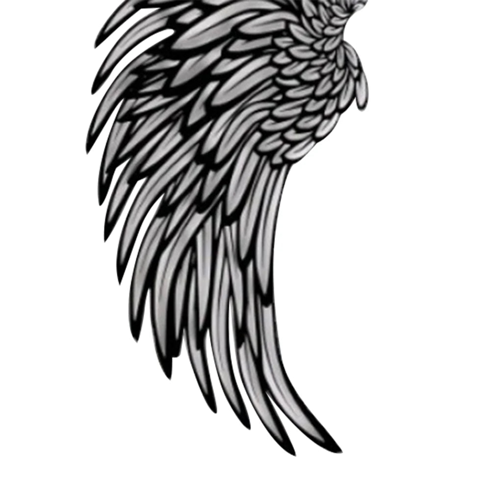 LED Metal Angel Wings Wall Art - Decorative Wall Sculpture for Photography and Home Decor