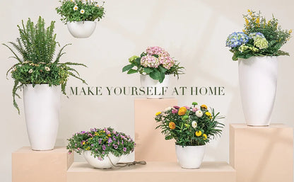 hanging plant holders – Set of 2-hanging planters for Outdoor Plants.