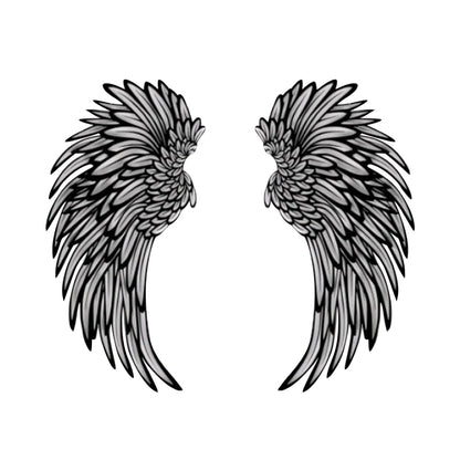 LED Metal Angel Wings Wall Art - Decorative Wall Sculpture for Photography and Home Decor