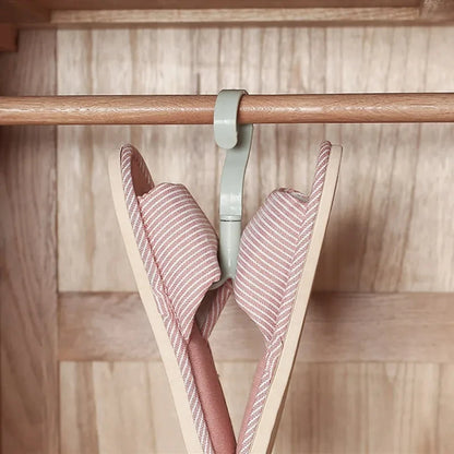 360° Rotating Multi-Functional Hook – Punch-Free Movable Hanger for Bags, Hats, Scarves, and Dormitory Storage Solutions