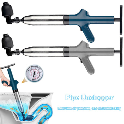 High-Pressure Electric Toilet Plunger – The Best Drain Cleaner and Unclogger for Kitchen and Bathroom. Durable Stainless Steel Design for Effective Toilet Unclogging and Drain Clearing
