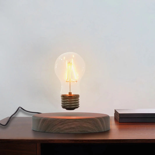 Magnetic Levitating Light with Floating Bulb, Anti-Gravity Home Decor Lamp, 12V