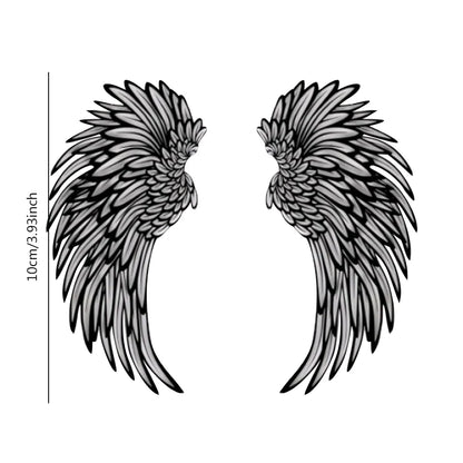 LED Metal Angel Wings Wall Art - Decorative Wall Sculpture for Photography and Home Decor