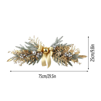 2024 Christmas Decorations Cordless Home Wreath, Front Door Christmas Wreath, Navidad Decor for the Home