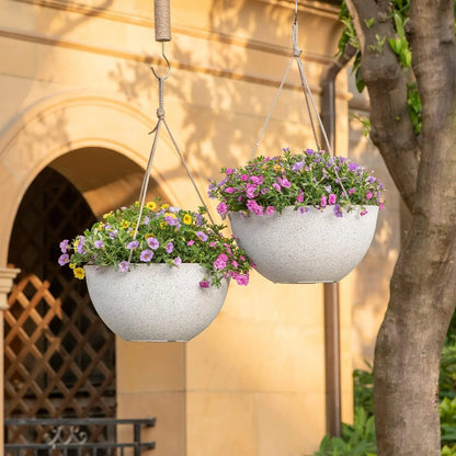 hanging plant holders – Set of 2-hanging planters for Outdoor Plants.