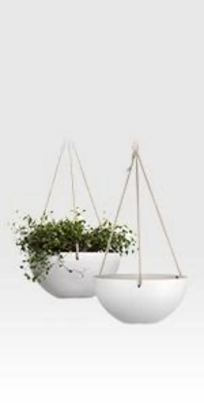 hanging plant holders – Set of 2-hanging planters for Outdoor Plants.