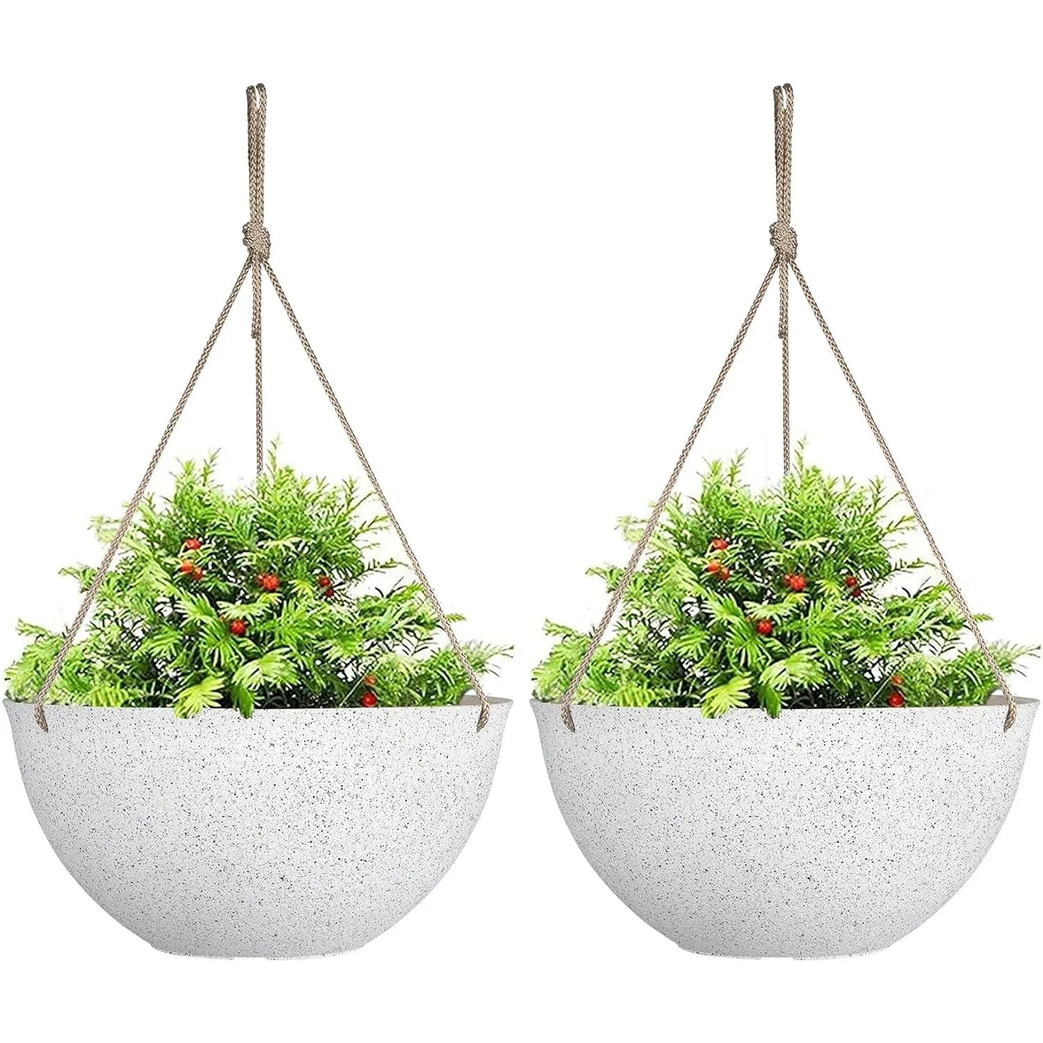 hanging planters , hanging plant holders , white flower pot
white plant pot
