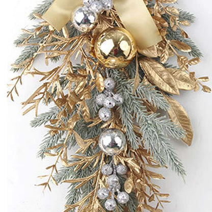 2024 Christmas Decorations Cordless Home Wreath, Front Door Christmas Wreath, Navidad Decor for the Home