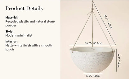 hanging plant holders – Set of 2-hanging planters for Outdoor Plants.
