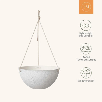 hanging plant holders – Set of 2-hanging planters for Outdoor Plants.
